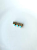 Italian Bracelet Dangle Blue Heart Charm