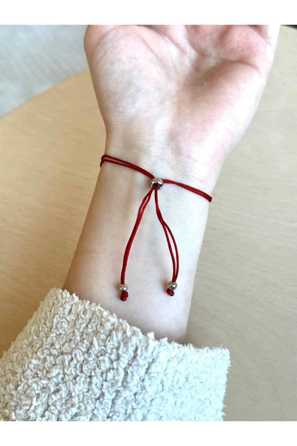 Silver Plated Red Zircon Stone Bracelet