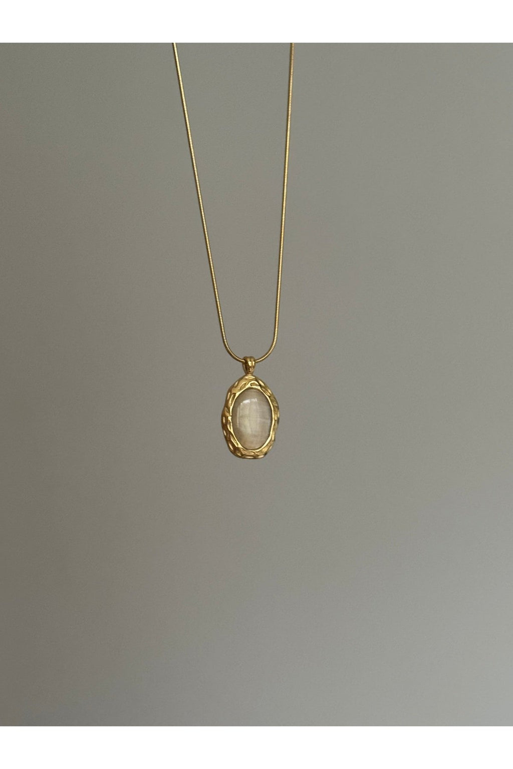 Steel Gold-Tone Vintage Necklace