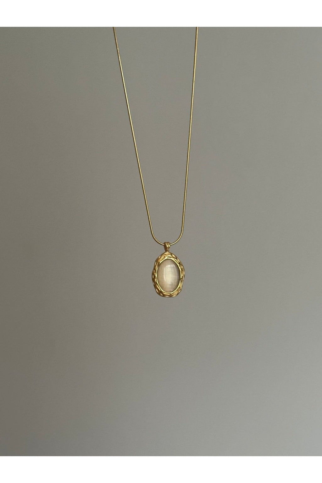 Steel Gold-Tone Vintage Necklace
