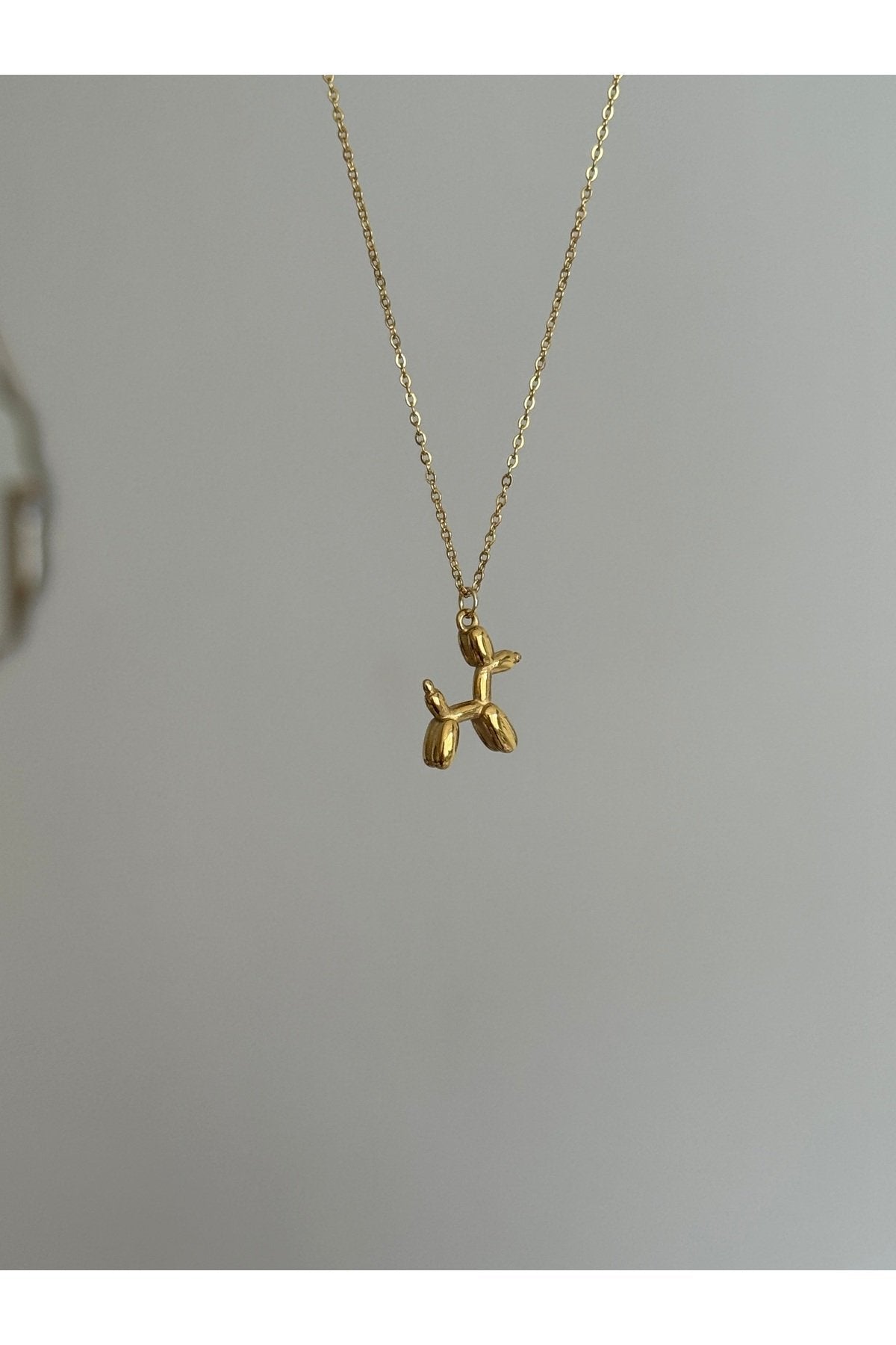 Steel Gold Tone Necklace