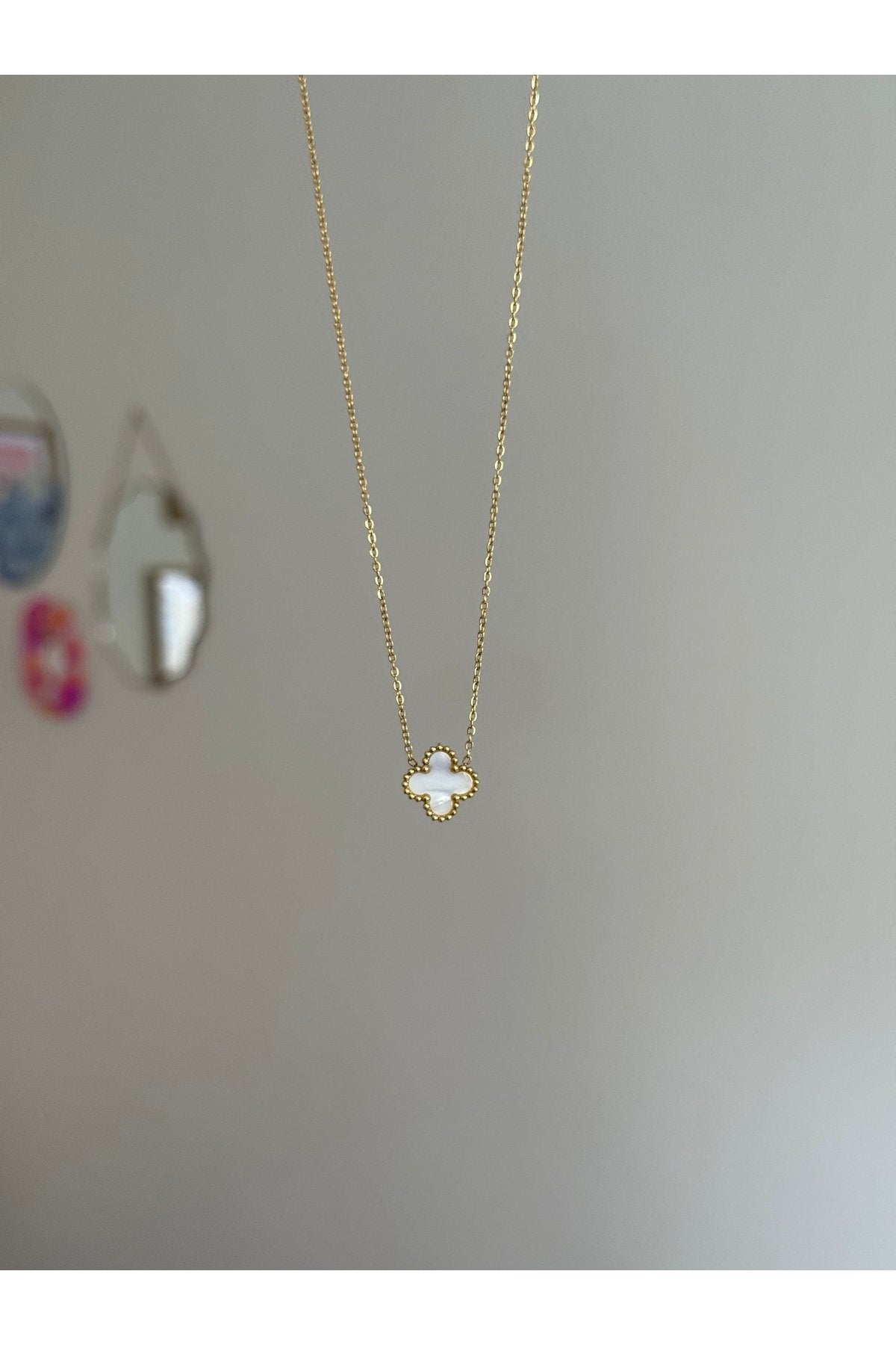 Gold Color Steel Necklace