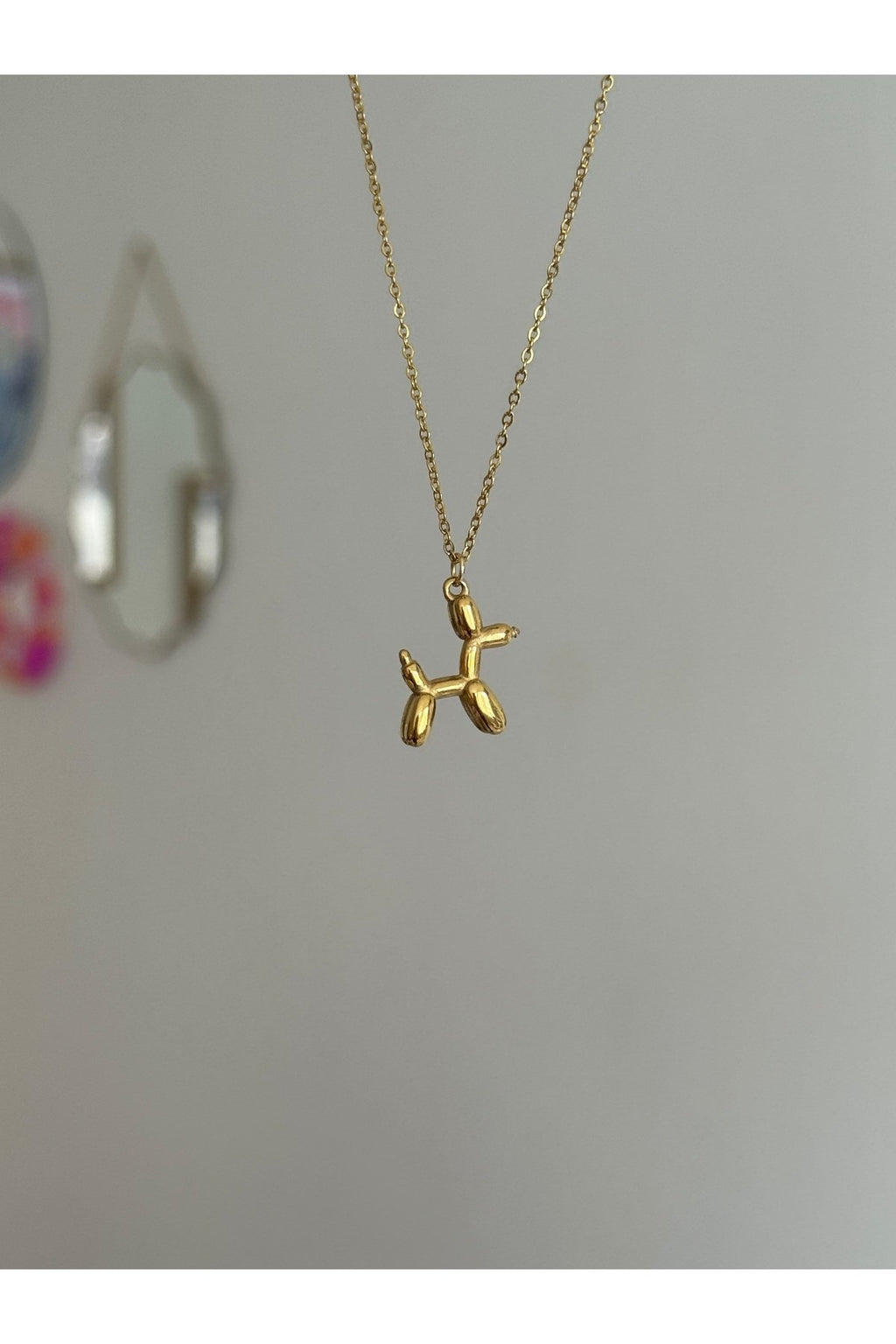 Steel Gold Tone Necklace