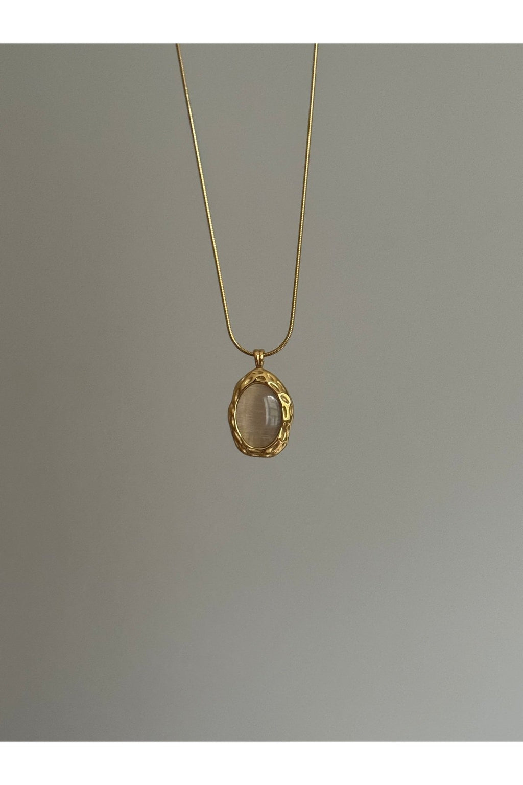 Steel Gold-Tone Vintage Necklace