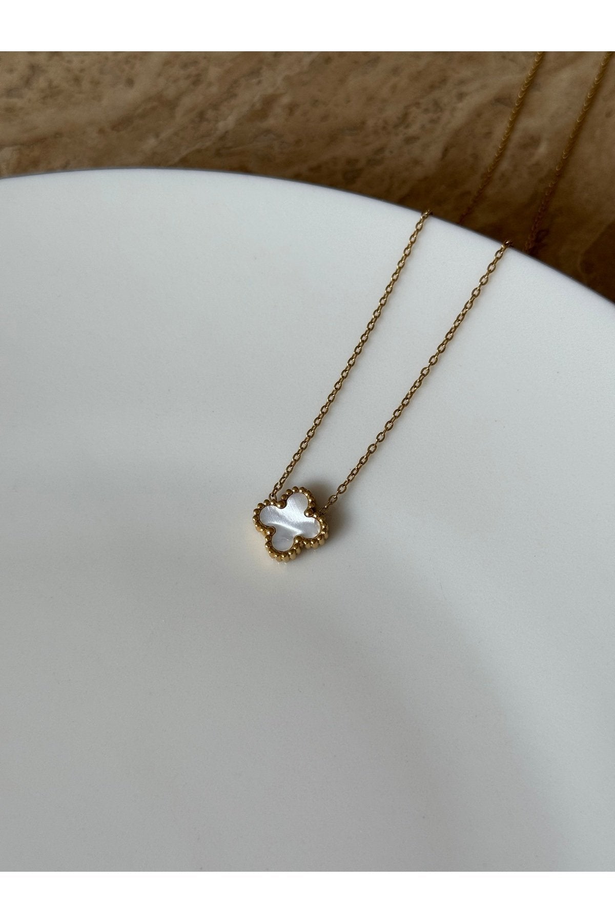 Gold Color Steel Necklace