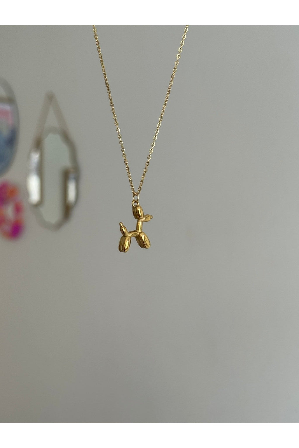 Steel Gold Tone Necklace