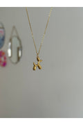 Steel Gold Tone Necklace