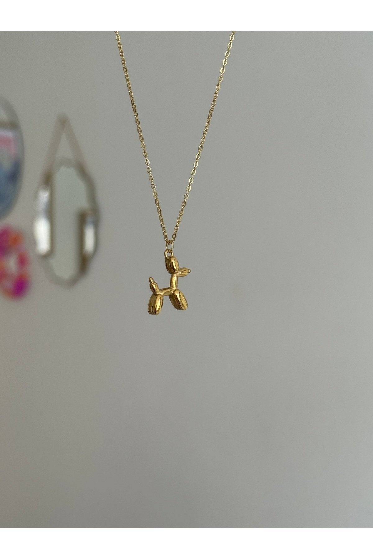 Steel Gold Tone Necklace