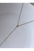 Gold Plated Zircon Stone Letter D Necklace