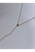 Gold Plated Zircon Stone Letter G Necklace