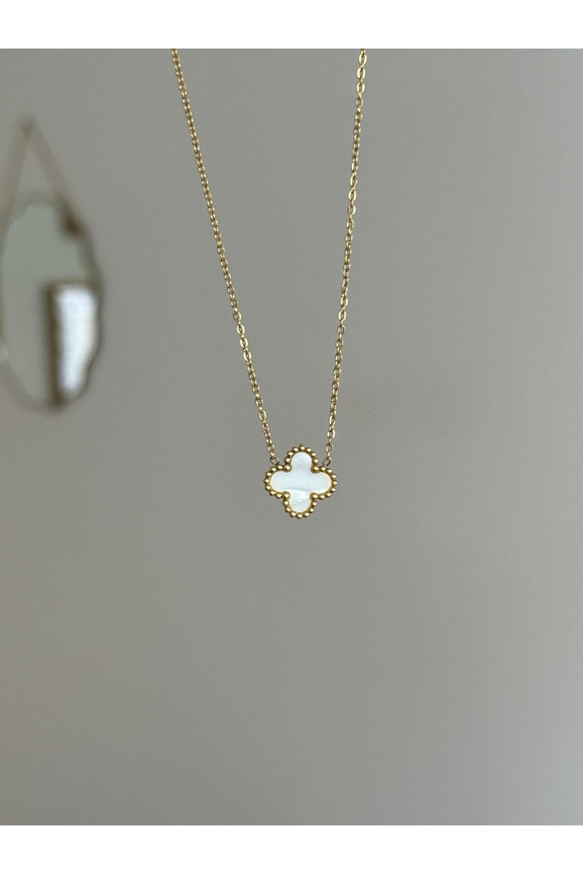 Gold Color Steel Necklace