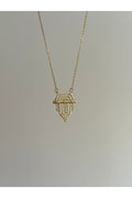 Steel Gold Color Serenay Necklace